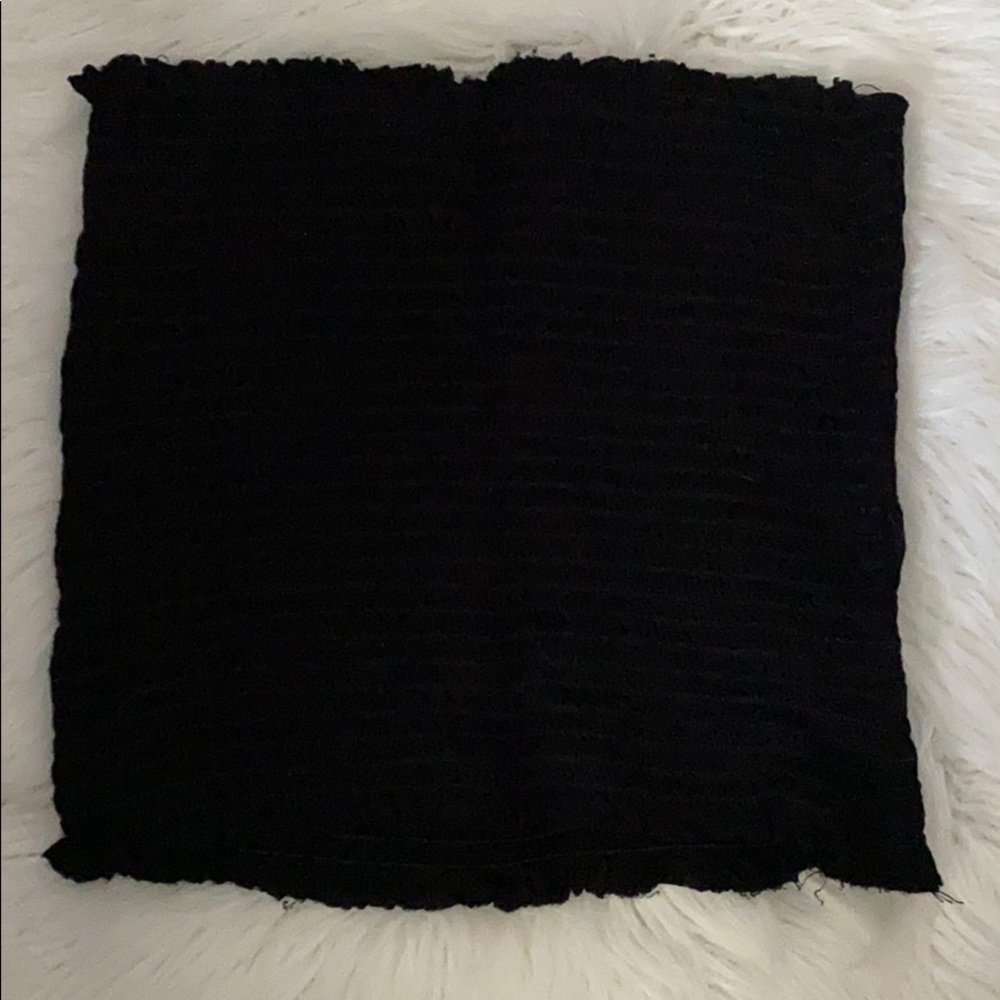 Basic black tube top